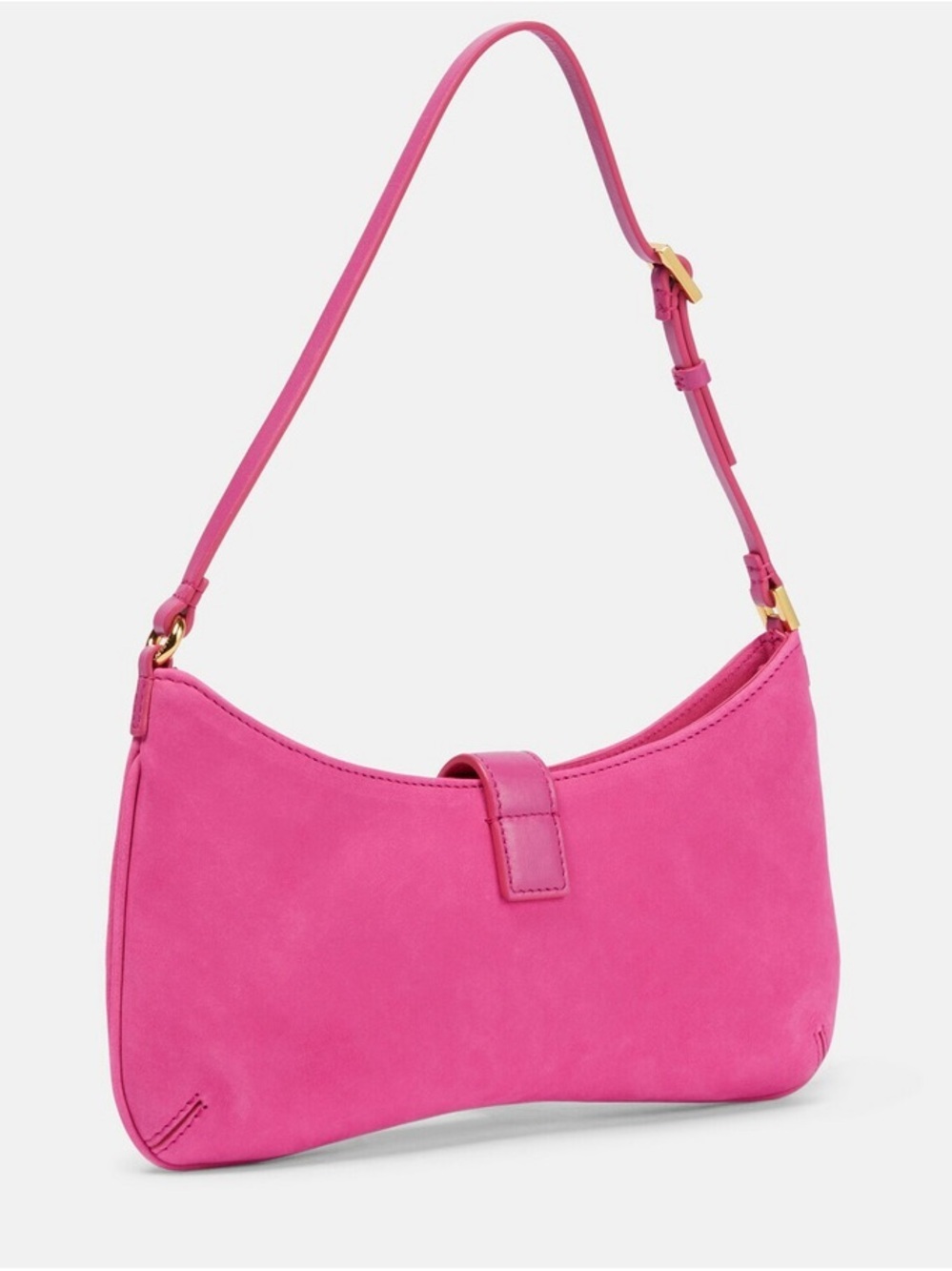 Jacquemus le bisou suede pink Leather Shoulder Bag. NWT AND STICKERS - Picture 5 of 5